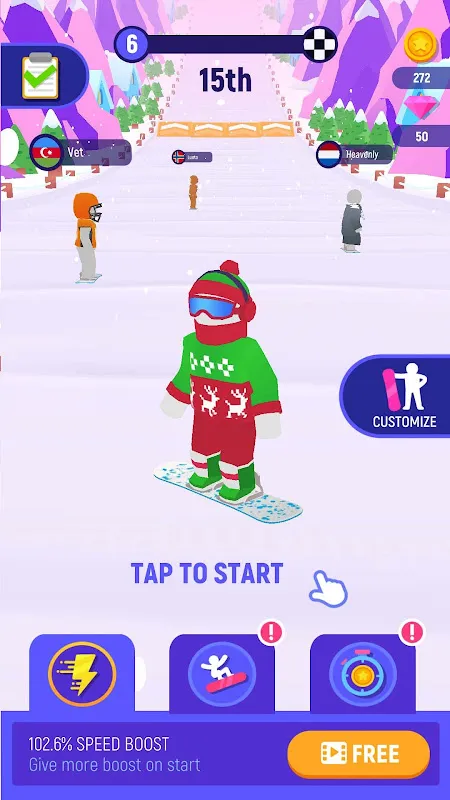 Screenshot di crush ski