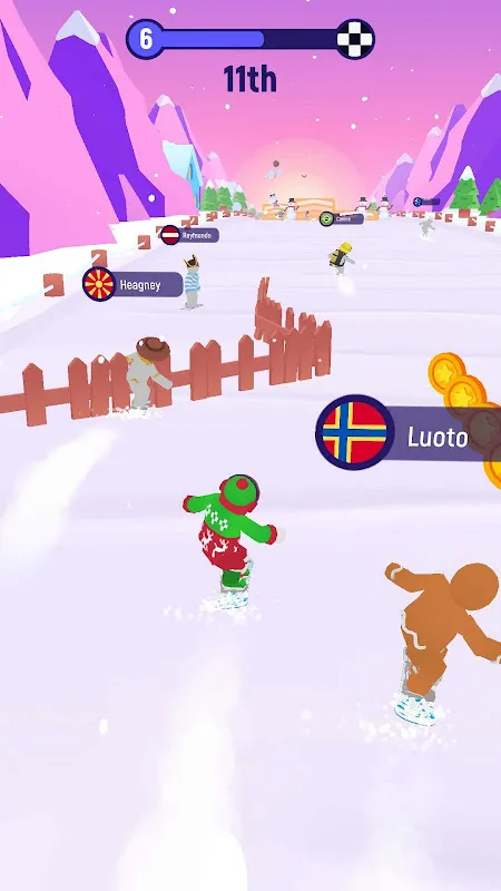 Screenshot di crush ski