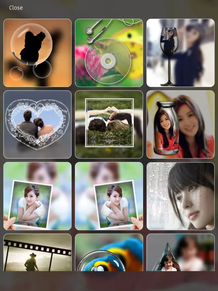 PIP Camera Magic Effects iPad 應用截圖
