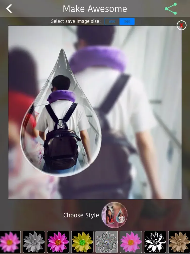 PIP Camera Magic Effects iPad 應用截圖
