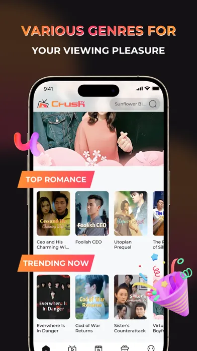 Tangkapan layar CrushTV - Short & Drama
