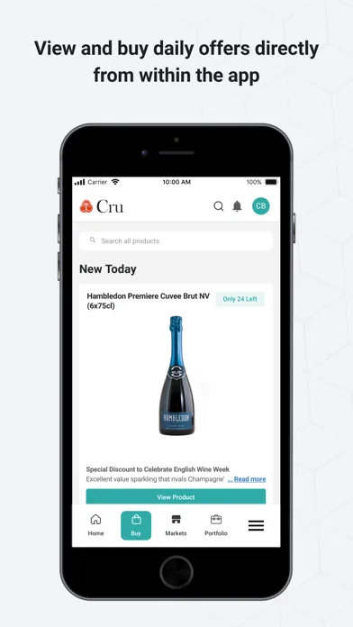 Tangkapan layar Cru World Wine