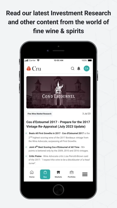 Tangkapan layar Cru World Wine