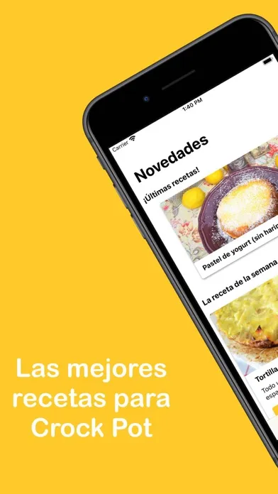 Recetas Crock Pot Español应用截图
