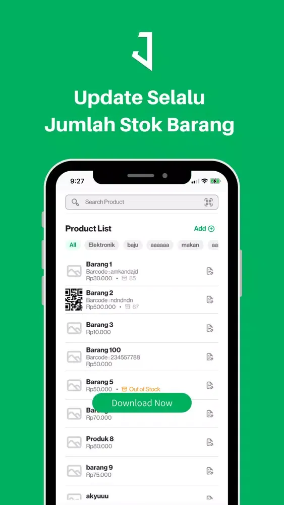Ảnh chụp màn hình của Jawara Kasir