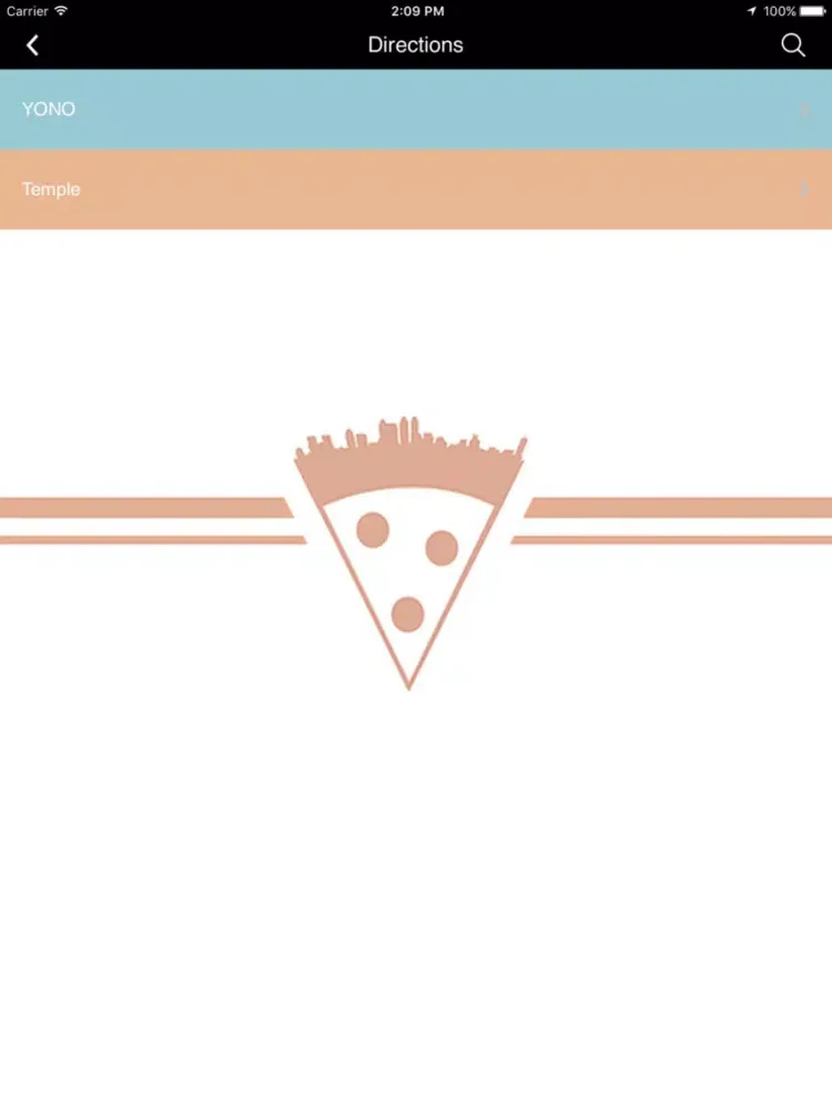 Tangkapan layar Pizza Fanatic Online Ordering iPad 