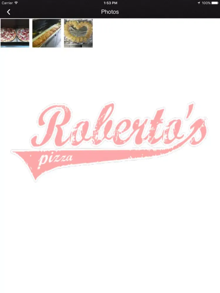 Roberto's Pizza iPad  Ekran Görüntüleri