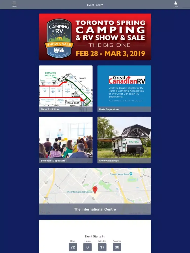 Toronto Spring Camping RV Show iPad  Screenshots
