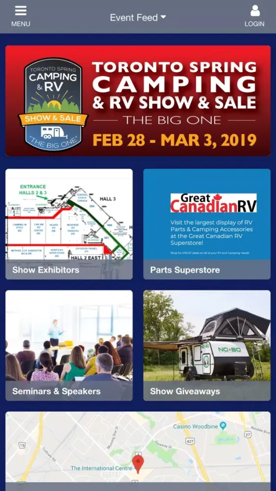 Toronto Spring Camping RV Show Screenshots