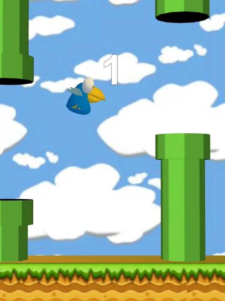 تصاویر flappy flare 3d iPad 