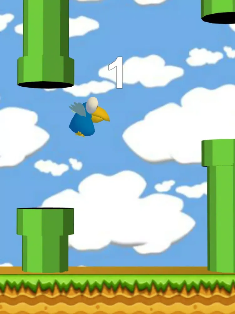 تصاویر flappy flare 3d iPad 