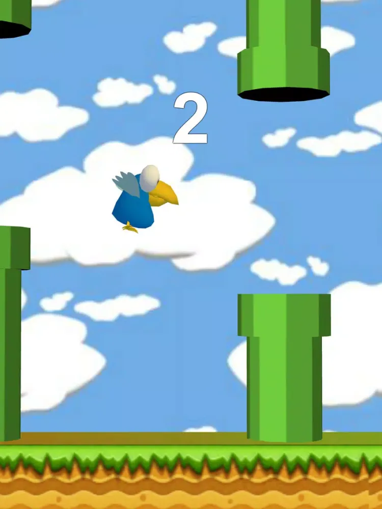 تصاویر flappy flare 3d iPad 