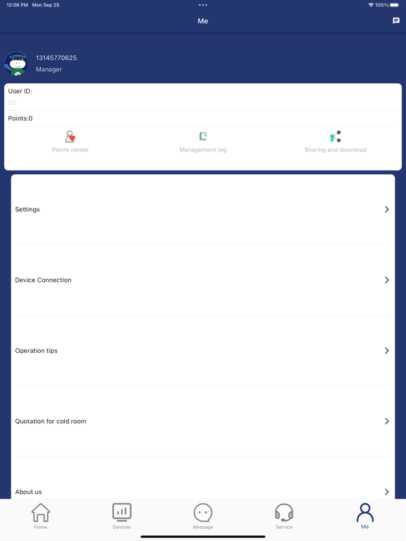 Cryo Systems iPad  سکرین شاٹس