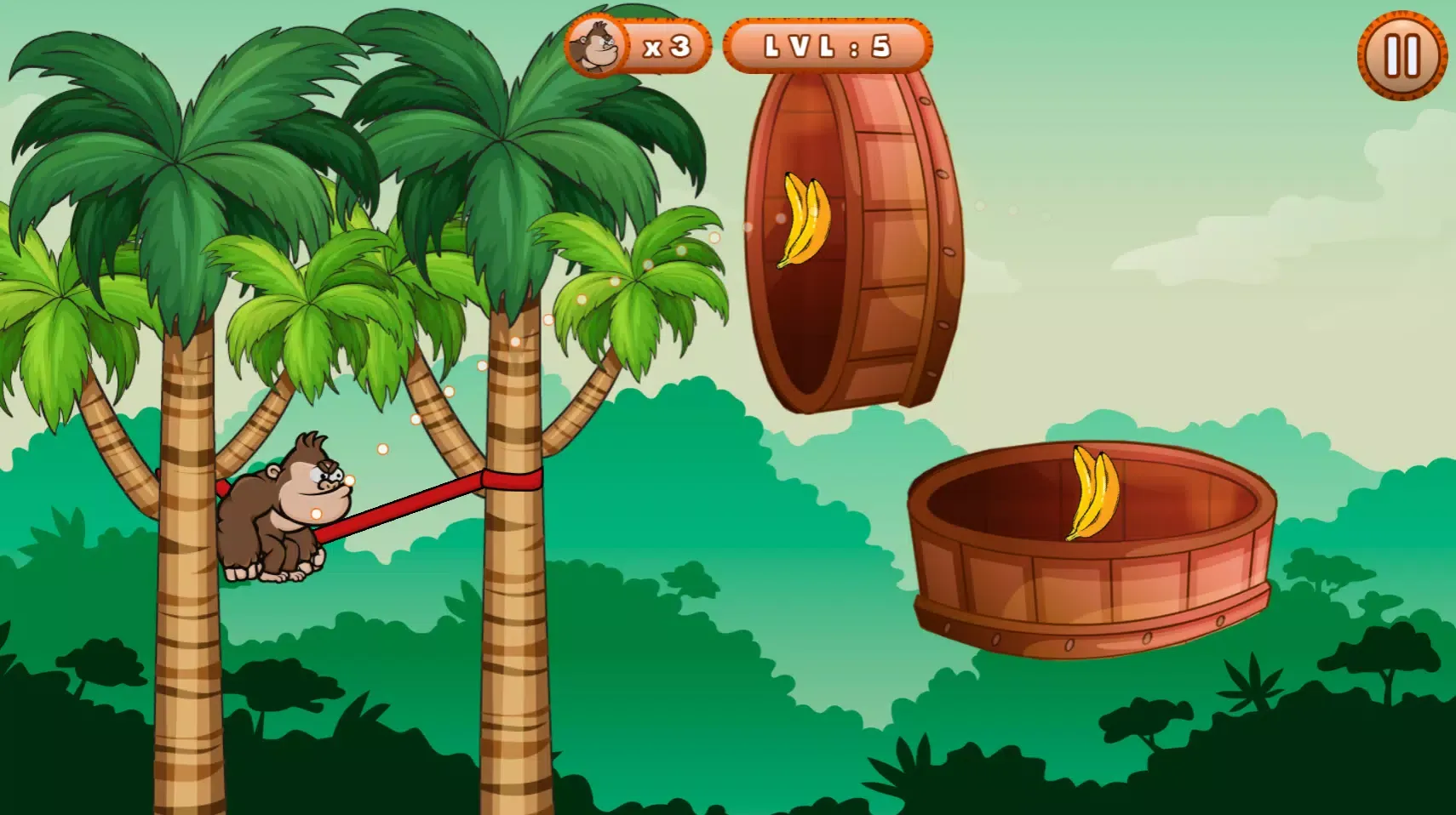 Ảnh chụp màn hình của Monkey Kong Banana Blitz