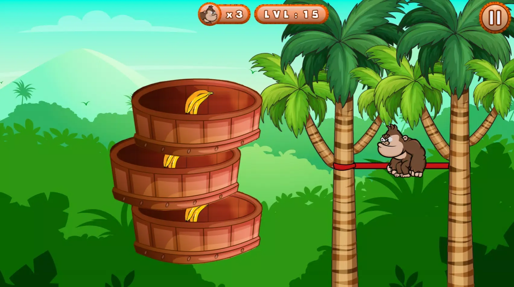 Ảnh chụp màn hình của Monkey Kong Banana Blitz