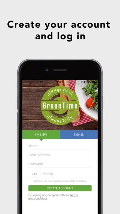 GreenTime - Fresh Food at Work سکرین شاٹس