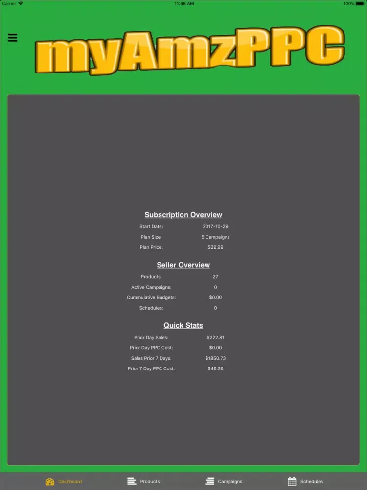 MyAmzPPC iPad  Ekran Görüntüleri