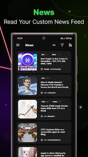 The Crypto App - Coin Tracker Screenshots