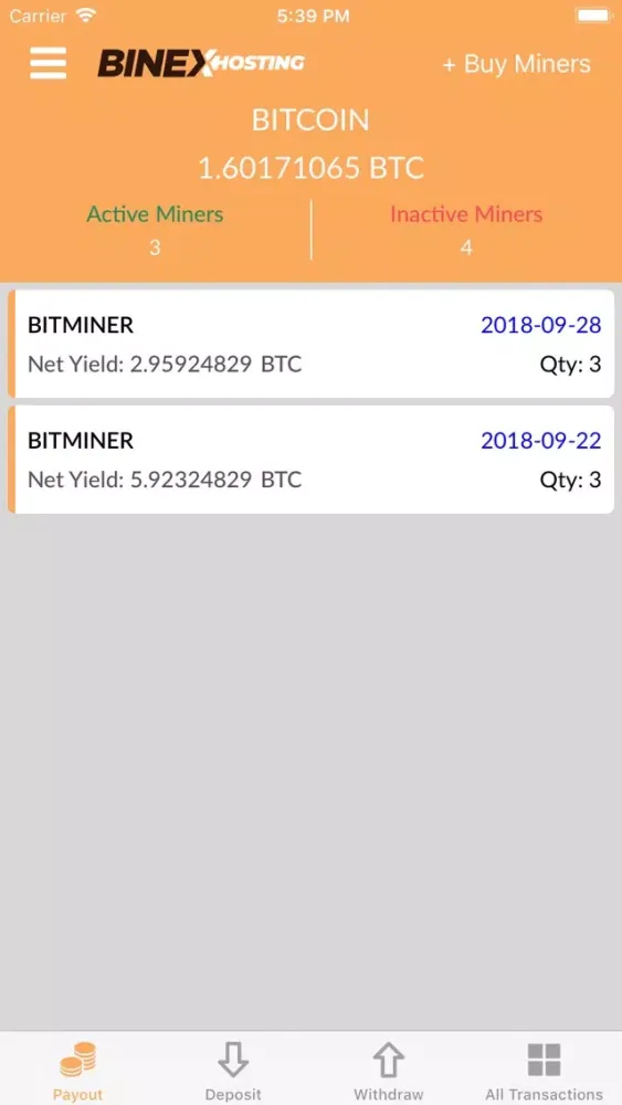 Binex-Hosting应用截图
