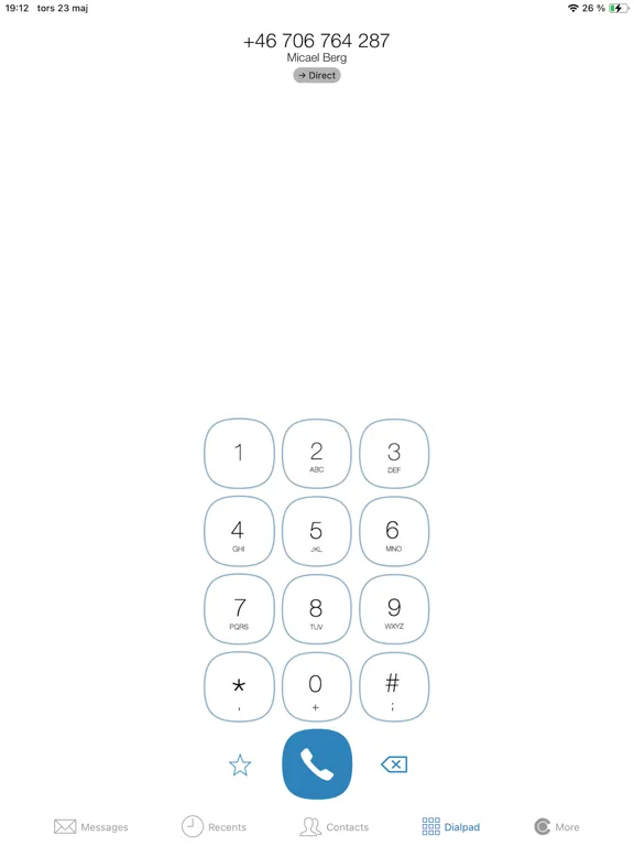 Cryptify Call iPad 应用截图