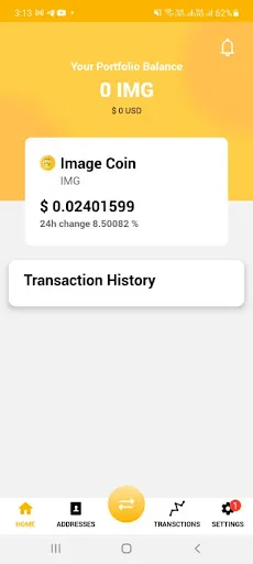 Tangkapan layar Image Coin
