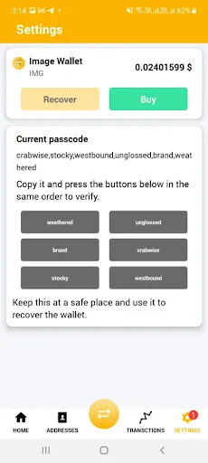 Tangkapan layar Image Coin