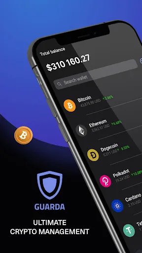 Guarda Crypto Bitcoin Wallet स्क्रीनशॉट
