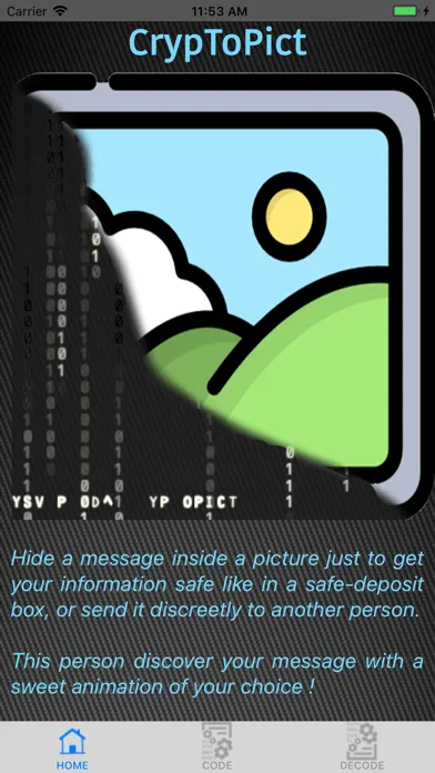 CrypToPict スクリーンショット
