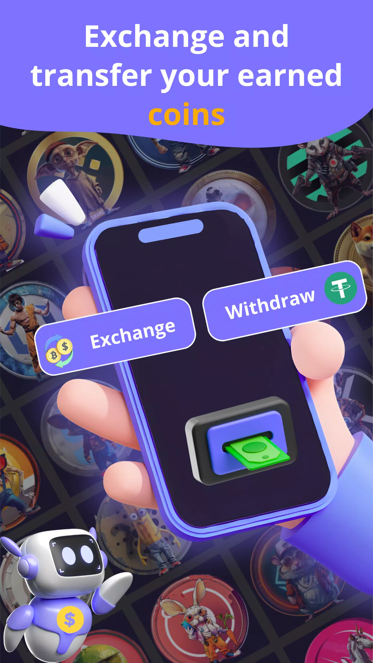 Crypto Tapperszrzuty ekranu aplikacji2