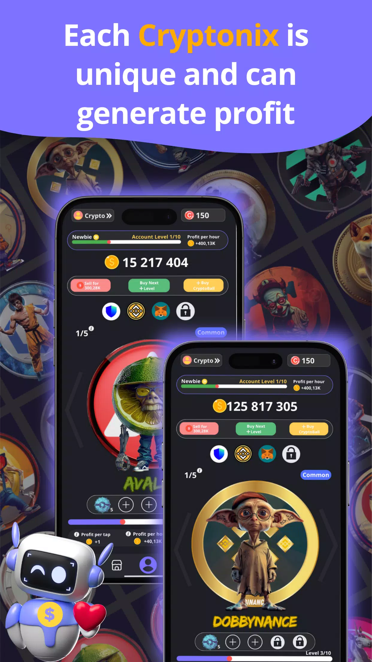 Crypto Tapperszrzuty ekranu aplikacji3