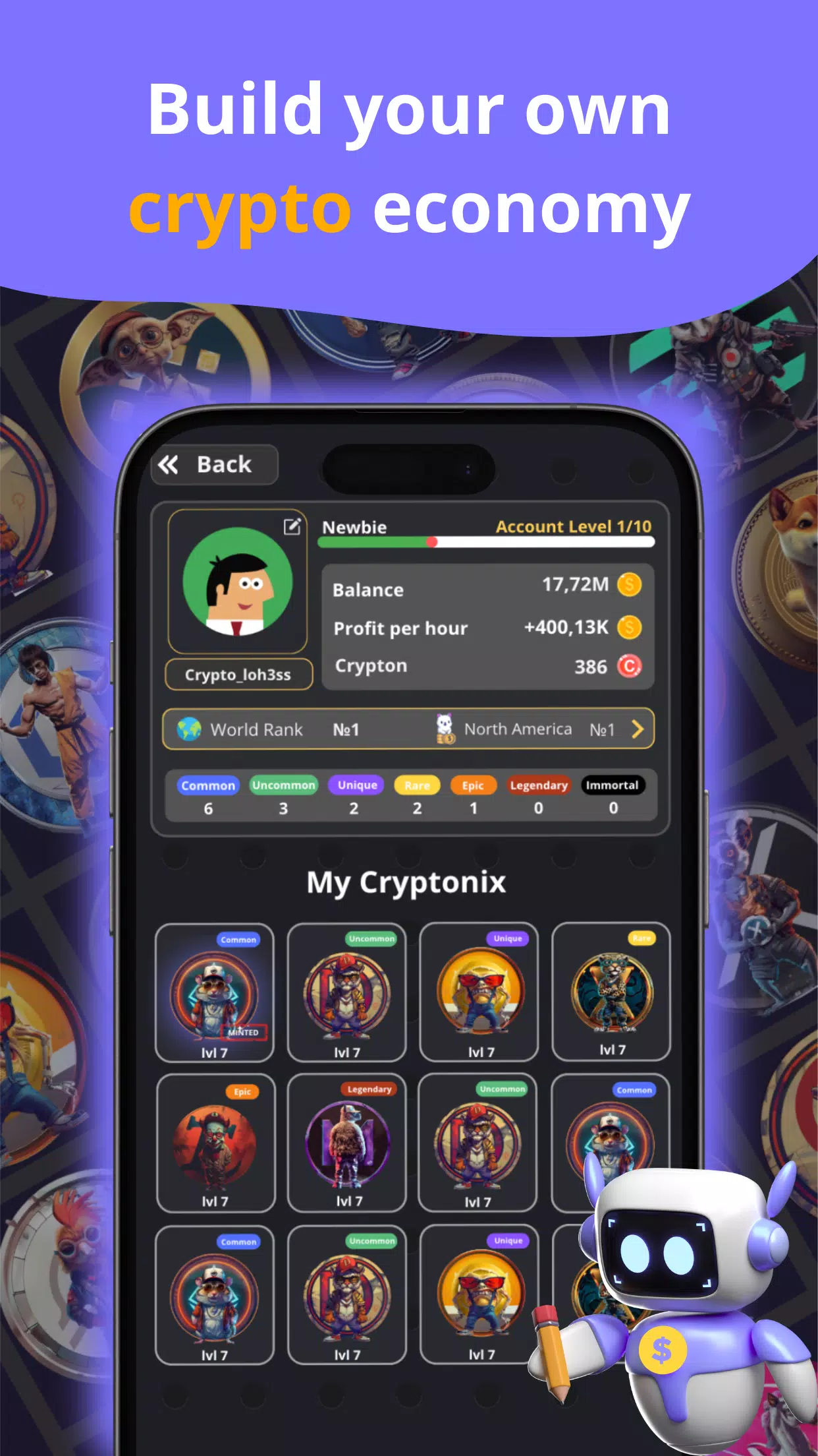 Crypto Tapperszrzuty ekranu aplikacji5