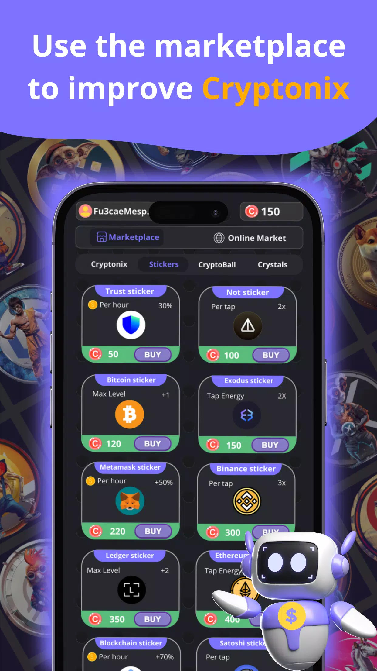 Crypto Tapperszrzuty ekranu aplikacji7