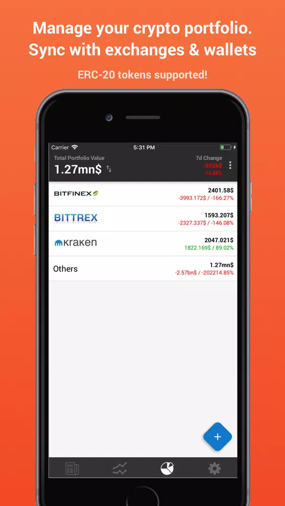 Capturas de pantalla de CryptoControl