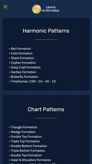 تصاویر Crypto Filter Signal