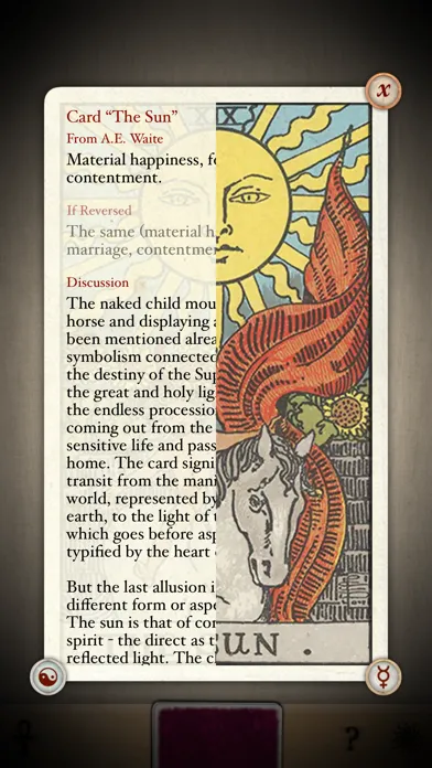 Tangkapan skrin Beautiful Tarot