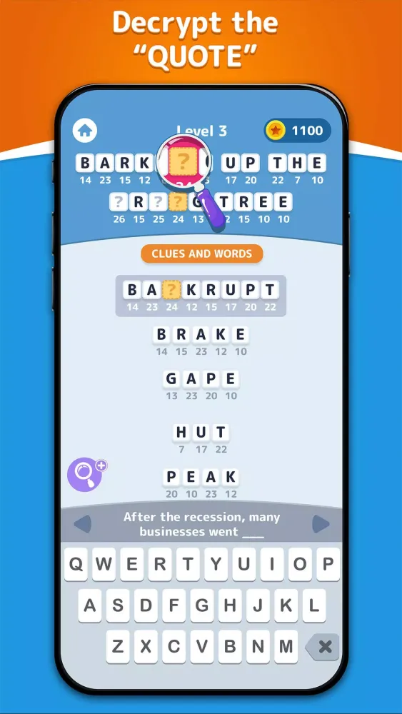 Cryptogram IQ Screenshots