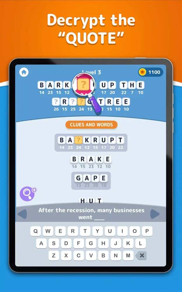 Cryptogram IQ Screenshots