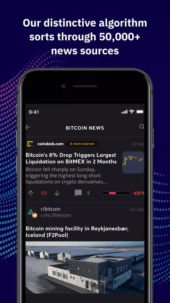 Tangkapan skrin CryptoMood: Crypto Sentiment