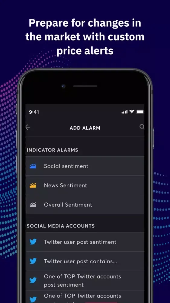 Tangkapan skrin CryptoMood: Crypto Sentiment