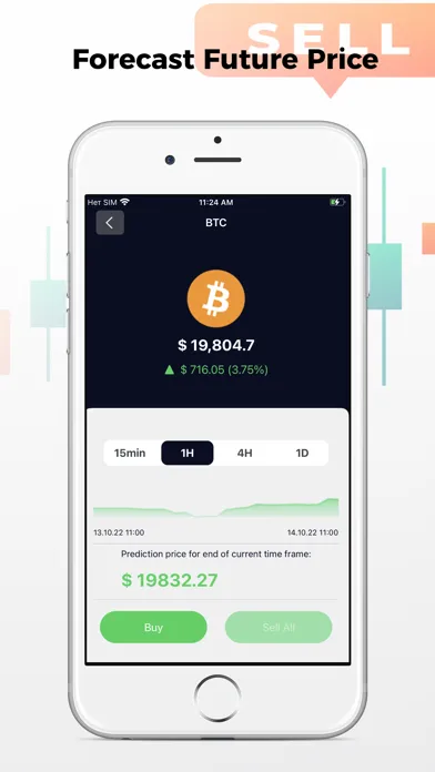 Capturas de tela do Crypto Alert - Price Forecast