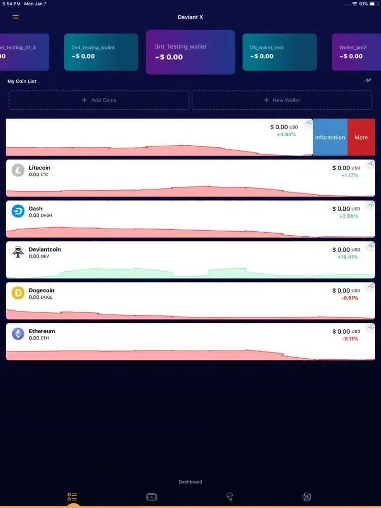 DeviantX iPad  سکرین شاٹس
