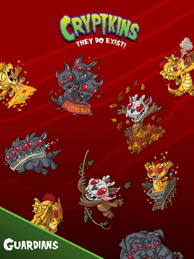 Cryptkins Stickers: Guardians iPad  سکرین شاٹس