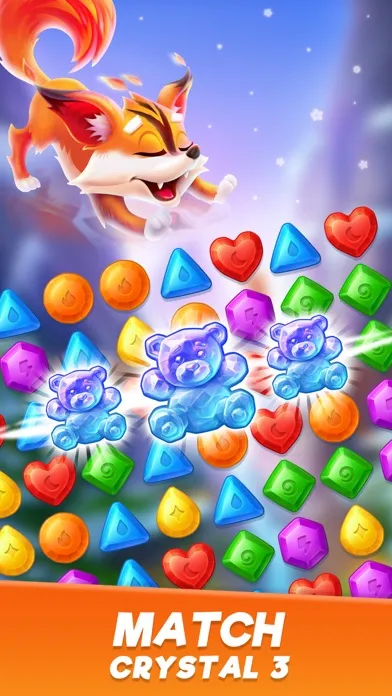 Crystal Crush - Match 3 Game سکرین شاٹس