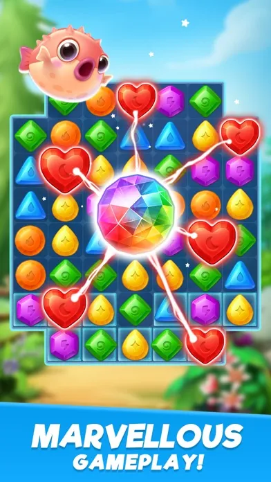 Crystal Crush - Match 3 Game سکرین شاٹس