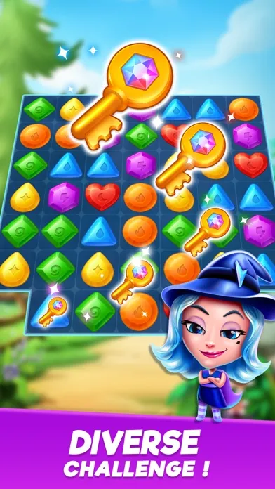 Crystal Crush - Match 3 Game سکرین شاٹس