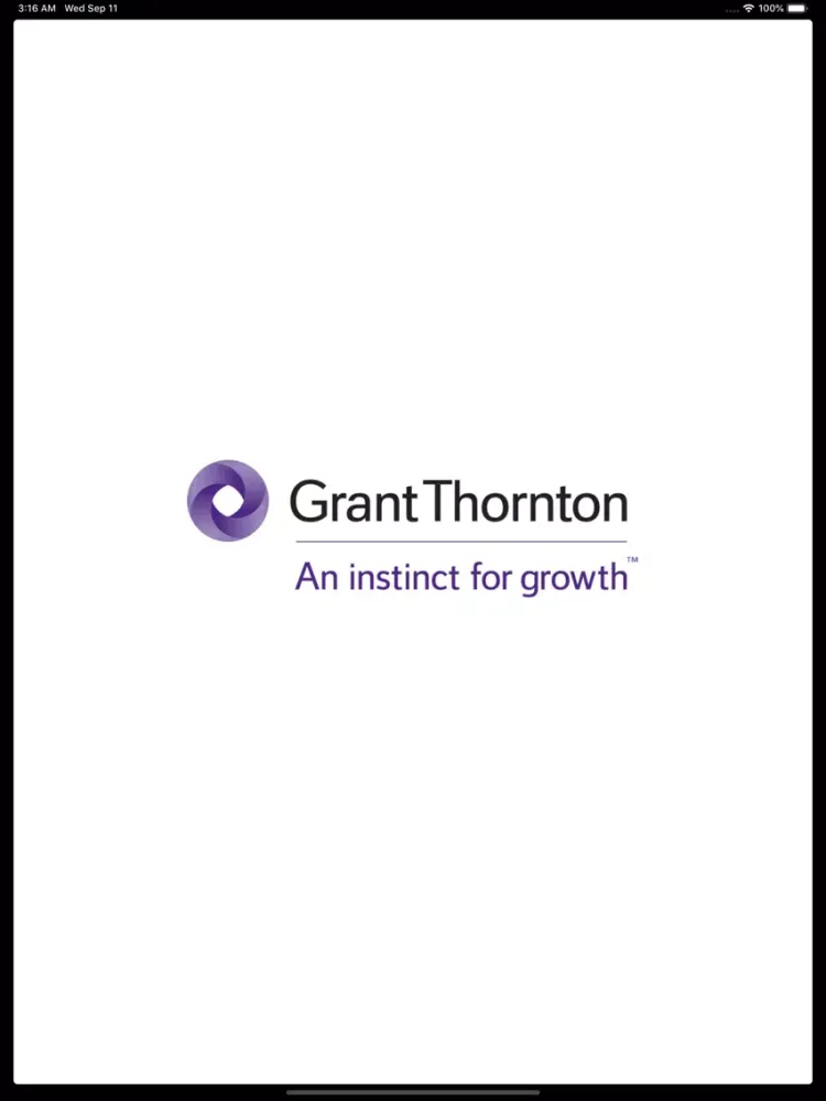Grant Thornton Events iPad  스크린샷