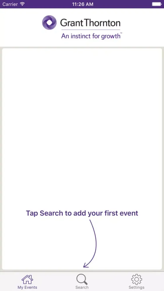 Grant Thornton Events 스크린샷