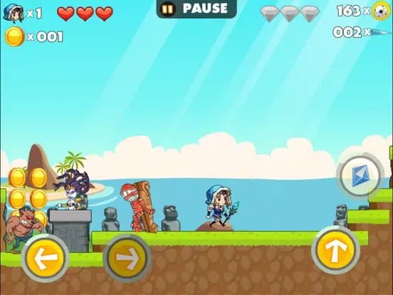 Tangkapan layar Super Crystal Mage - Most Popular Free Run Games iPad 