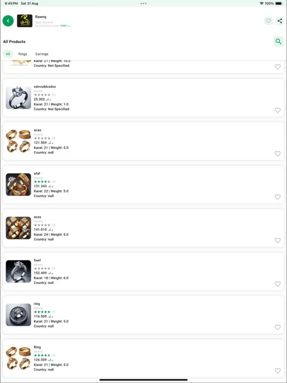 Zrzuty ekranu Crystal Gold iPad 