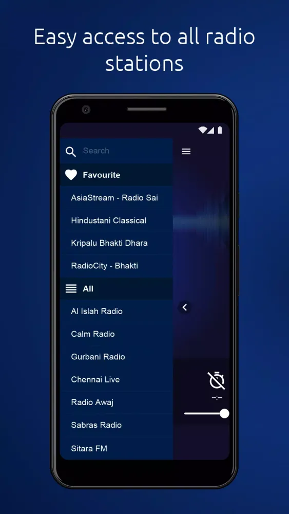 Tangkapan layar IN Radio